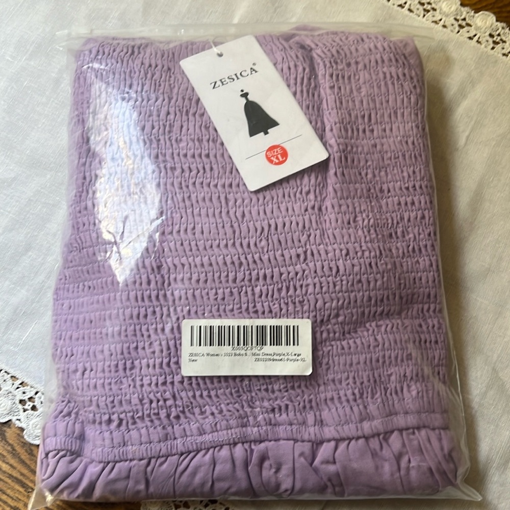 Zesica XL 2023 Boho Mini Dress